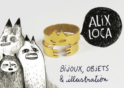 bague de créateur Alix Loca